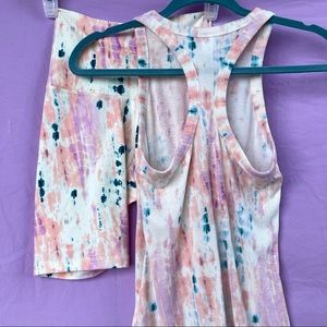 SPORTS SET! TIE DYE brand new—- comfortable and breathable fabric!